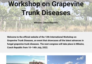 12th International Workshop on Grapevine Trunk Diseases