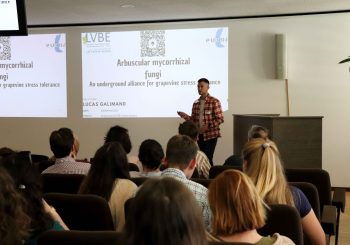 Lucas GALIMAND, PhD student, represents LVBE at Master EUCOR 2025