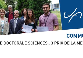 Journée doctorale Sciences : 3 prix de la meilleure présentation