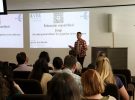 Lucas GALIMAND, thésard, représente le LVBE au Master EUCOR 2025